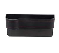 Klanata Universal Car Seat Gap Organizer - Scatola portaoggetti nera multifunzionale per fessura tra console e sedile, lato conducente o passeggero (Lato conducente)