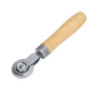 Klanata Utensile per toppa pneumatici - Rullo 1,5 pollici di diametro con manico in legno per la riparazione di pneumatici e camere d'aria su auto, moto, biciclette