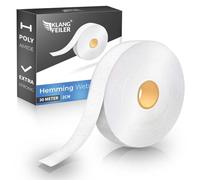 Klangfeiler® Nastro termoadesivo - Orlo termoadesivo - 30 metri- 20mm - adesivo - termoadesivi per tessuti - Non è Necessario Cucire-Nastro