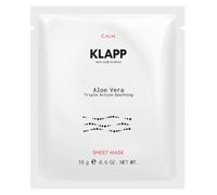 KLAPP Aloe Vera Multi Level Performance Triple Action Soothing Sheet Mask Pro Packung 3 Stück