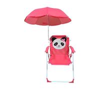 Klapper, sedia da giardino rimovibile, sedia da spiaggia per bambini, con ombrello, sedia da spiaggia con baldacchino, sedia leggera e resistente alla sabbia, per il di picnic da viaggio