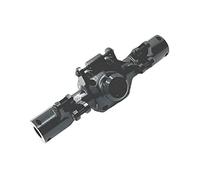 KLAPR Alloggiamento dell'asse posteriore del processo CNC di aggiornamento del metallo per 1/10 ZP1001 ZP1002 ZP1003 ZP1004 RC Ricambi auto (Nero)