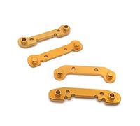 KLAPR Per 144001 124016 124017 124018 124019 RC Auto Aggiornamento e Modifica Accessori Metallo Swing Arm Rinforzo Pezzo Set (Oro)