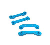 KLAPR Per 144001 124016 124017 124018 124019 RC Auto Aggiornamento e Modifica Accessori Metallo Swing Arm Rinforzo Pezzo Set (Blu)
