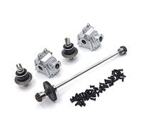 KLAPR Per 144010 144001 144002 RC Auto Metallo Modifica Parti, Cambio, Differenziale, Albero di trasmissione, Ingranaggio, Etc. Parti di montaggio (argento)