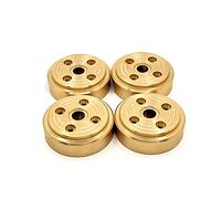 KLAPR Per FMS 1/24 RC Auto Metallo Aggiornamento Accessori, Ottone Anteriore E Posteriore Assale Pesi