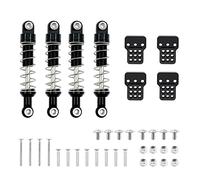KLAPR Per MN D90 MN99S WPL C14 C24 Ammortizzatore in Metallo e Sedile Montaggio Esteso RC Auto Aggiornamenti Parti Accessori (Nero)