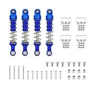 KLAPR Per MN D90 MN99S WPL C14 C24 Ammortizzatore in metallo e supporto esteso sedile RC auto Aggiornamenti parti accessori (blu)