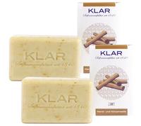 KLAR Duo di saponi alla cannella 200 g