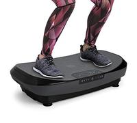 KLAR FIT Klarfit Vibe 4DX PRO - Pedana Vibrante Professionale, Potenza: 300 Watt, modalità 4D con 4DX TripleMotor Technology, Superficie MaxComfort Training: 71,5x43,5 cm, Grigio/Nero