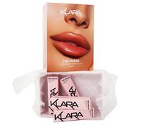 Klara Cosmetics Kit labbra nude - Labbra Liquida a prova di bacio, set versatile di nude opaco per tutto il giorno - 4 pz