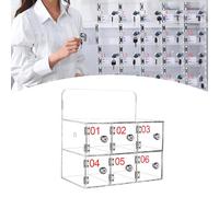 Klare Acryl- - Sicherer, verschließbarer Aufbewahrungsschrank mit Gittern für Klassenzimmer, Büros, Werkstätten & Konferenzräume - Geräte sicher nisieren & schützen