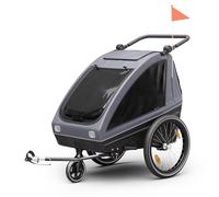 KLARFIT GoKiddo - Rimorchio per bicicletta