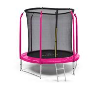 KLARFIT Trampolino Jumpstarter 2,5 m Ø rete 120 kg max. 195 cm Ø superficie di salto