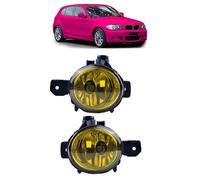 LLCTOOLS Vetro trasparente fari fendinebbia per BMW X3 E83, X5 E70 – Nero/Giallo