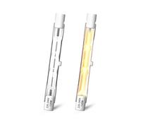 Klarlight 120W R7s Lampadine Alogene 78mm, J78 T3 Doppia Testa Lampadina Alogena Lineare Dimmerabile Bianco Caldo 2800K, 1885LM per Proiettori, Lavoro, Sicurezza, Luci del Paesaggio (Confezione da 2)