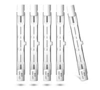 Klarlight Eco R7s 78mm Lampadine Alogene 48W Dimmerabile Bianco Calda 2700K 750LM T3 J78 Tipo Linear Alogene Lampade 230V Per Lampada da Parete, Lampada da Terra, Lampade di Sicurezza (5 Pacco)