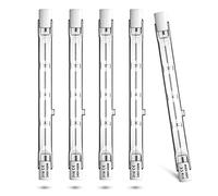 Klarlight Lampada Alogena R7s 118MM 400W Dimmerabile Bianco Calda 2800K J118 Lampadine a Doppio Effetto Lineare T3 230V per avoro Leggero, Sicurezza, Illuminazione Paesaggistica (5 Pezzi)