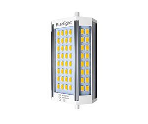 Klarlight Lampadina LED R7s, 118 mm, 30 W, dimmerabile, luce bianca calda, 3000 K, 3000 lm, tipo J, doppia lampadina J118, lampadina a LED di ricambio 200 W - 300 W, lampadina alogena J118 T3, AC 220