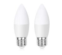 Klarlight LED Lampadina con sensore crepuscolare 5W E27 450lm Lampadina con accensione automatica per interno Cortile esterno Veranda Garage Giardino Bianco caldo 2700K Confezione da 2