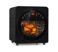 Klarstein AeroVital easy touch - Friggitrice ad Aria, Airfryer 1700 W, Volume XXL 14 L, 16 Programmi, Corpo Cool-Touch, Timer 60 min, Funzione Essiccazione 8 h, Nero