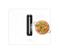 Klarstein AirJet 60cm 4 Fuochi Piano a Induzione Con Cappa Integrata Bianco