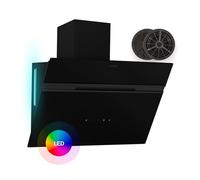 Alina - Cappa aspirante | Classe energetica A | Touch | Illuminazione a LED | Scarico/ricircolo | 600 m³/ora
