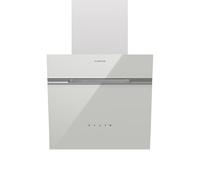 Klarstein Alina - Cappa da Cucina, 570 m³/ora, Classe A, Cappa con LED, 3 Livelli di Potenza, 54 dB, Ricircolo & Scarico, Touch Control, 39,8x114x37,6 cm, Bianca
