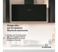 AlizeEdge - Cappa aspirante | Touch | Piatta | Silenziosa | Struttura | A+