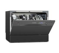 Klarstein Amazonia 43.8x55cm 6 Programmi Lavastoviglie da Tavolo Grigio Scuro