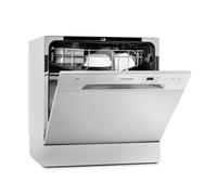 Klarstein Amazonia 59x55cm 6 Programmi Lavastoviglie da Tavolo Argento