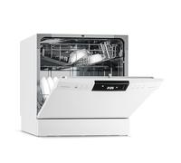 Klarstein Amazonia Lavastoviglie - a incasso o indipendente, 8 riempire, 8 programmi, 8 L acqua uso/utilizzo, AquaStop, Eco & Rapido