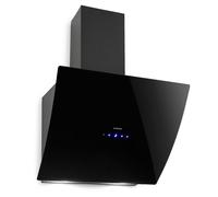 Klarstein Annabelle 60 Cappa Aspirante Vetro 650m3/h Pannello Touch Nero