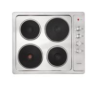 Klarstein Appetito 4, piano cottura elettrico, 4 piastre, 6 livelli di potenza, acciaio inox, 5500 Watt