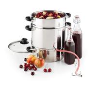 Klarstein Applebee 1500W 8L Spremiagrumi a Vapore Argento