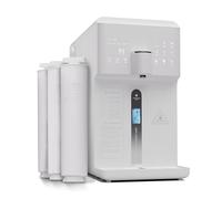 AquaFina 6L - Depuratore d'acqua, filtrazione a 5 livelli, schermo touch HD, 6 temperature, 6 litri di capacità, arricchimento dell'acqua, bianco
