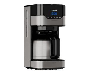 KLARSTEIN Arabica 1.2 l macchina caffè americano, Argento, Nero