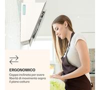 Aurora 60 Smart Cappa aspirante 550 m³/h 60cm Senza testa Luce ambiente CEE A++