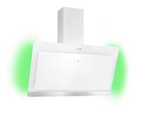 Klarstein Aurora 90cm 515m³/h Cappa Inclinata Bianco