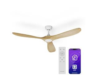 Klarstein Bahama Breeze Smart 152 cm 45,5 W Ventilatore da soffitto Acero