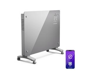 Klarstein Bansin Crystal Smart 1500W 15m² Termoconvettore Grigio