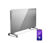 Klarstein Bansin Crystal Smart 2500W 25m² Termoconvettore Grigio