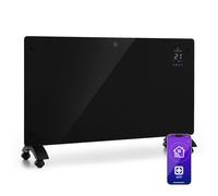 Klarstein Bansin Crystal Smart 2500W 25m² Termoconvettore Nero