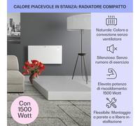 Bansin Crystal Smart - Stufa a convezione, 1500 W, 5-50 °C, controllo con app