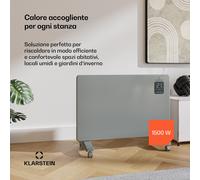 Bansin Smart 1500 - Stufa a convezione | 1500 W | App | 5-50 °C | Schermo LED | Display touch