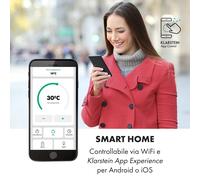 Klarstein Bansin Smart 2500, Termoconvettore, Controllo con App, 2500W