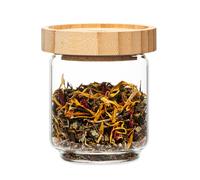 Klarstein Barattolo impilabile con coperchio di bambù, 200 ml