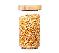 Klarstein Barattolo impilabile con coperchio di bambù, 580 ml