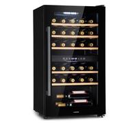 Klarstein Barossa 48cm 29 Bottiglie Cantinetta Vino Doppia Temperatura Nero
