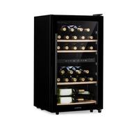 Klarstein Barossa 48cm 34 Bottiglie Cantinetta Vino Doppia Temperatura Nero
